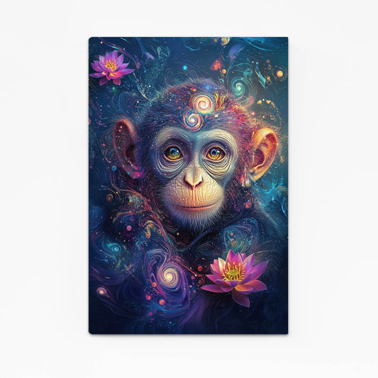 Cosmic Lotus Mystic Monkey Prints – cosmic lotus mystic monkey canvas print