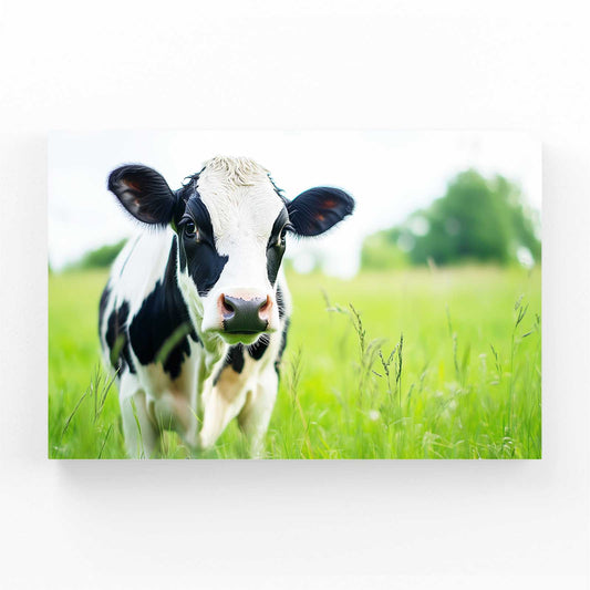 Cow Prints – angled canvas view on white background