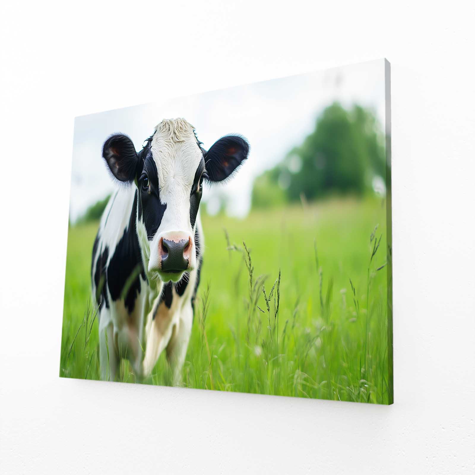Cow Prints – angled canvas view on white background