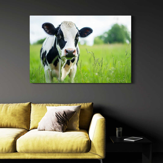 Cow Prints – angled canvas view on white background