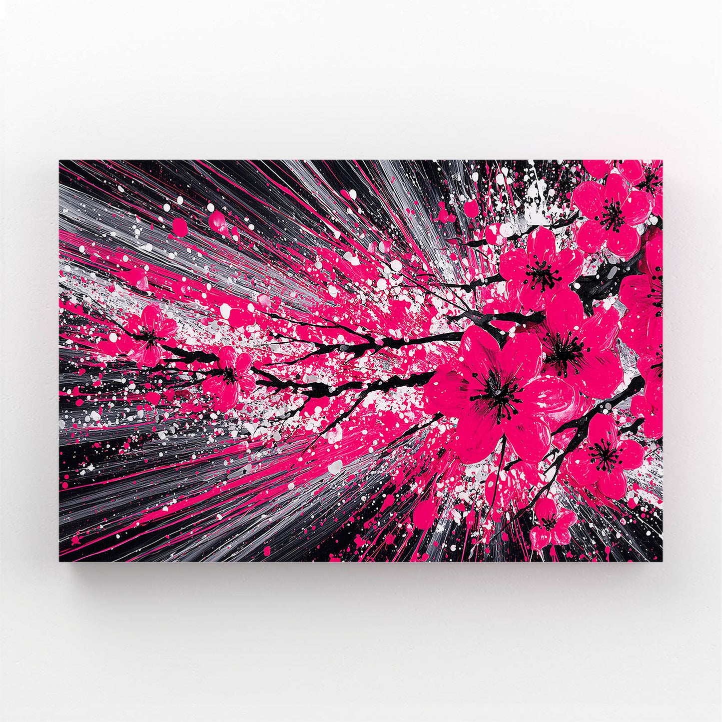Crimson Burst Cherry Blossom Canvas Art – crimson burst cherry blossom canvas print