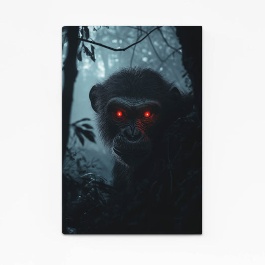 Crimson Eyed Shadow Monkey Canvas Art – crimson eyed shadow monkey canvas print