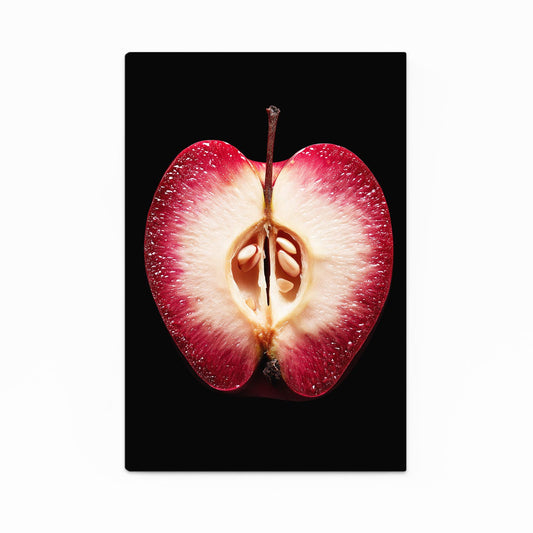 Crimson Half Section Apple Prints – crimson half section apple canvas print