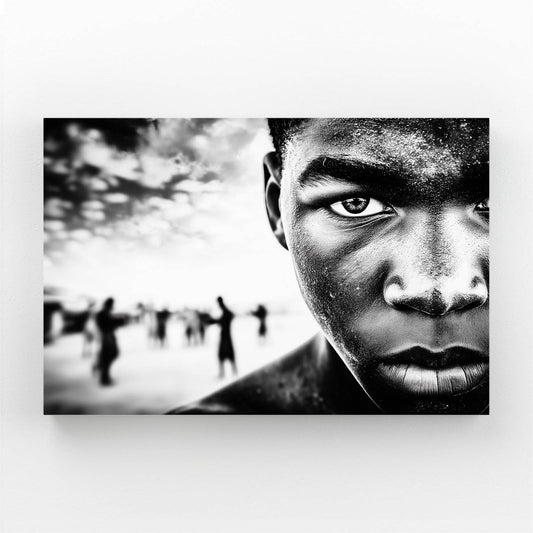 Crowd Silhouette Portrait Photography Art – crowd silhouette portrait photography canvas print