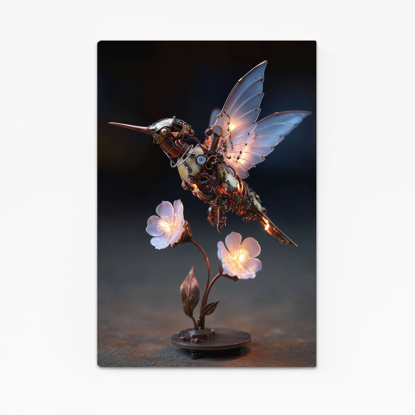 Crystal Wing Hummingbird Steampunk Prints – crystal wing hummingbird steampunk canvas print