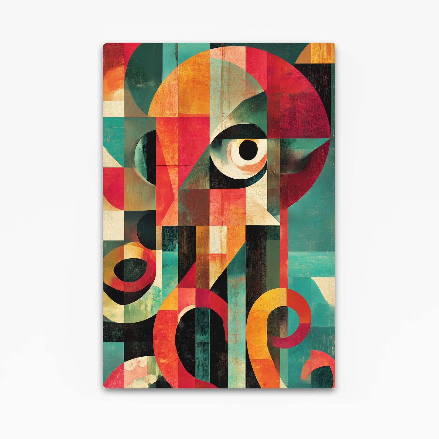 Cubist Eye Blocks Octopus Canvas – cubist eye blocks octopus canvas print