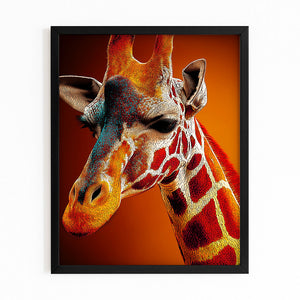 Curious Giraffe Canvas