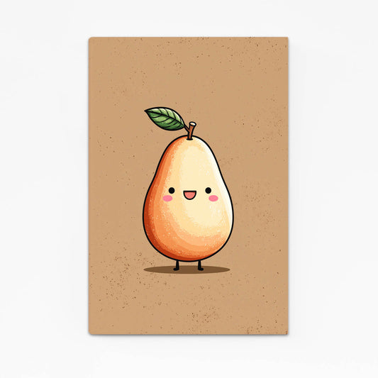 Cute Avocado Sprite Fruit Wall Art – cute avocado sprite fruit canvas print