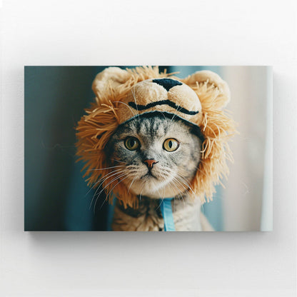 Cute Lion Cat Artwork