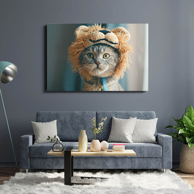 Cute Lion Cat Artwork