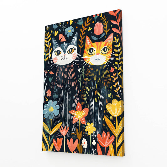 Cute Wall Art Cat