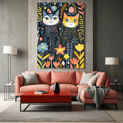Cute Wall Art Cat