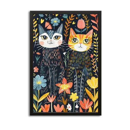 Cute Wall Art Cat
