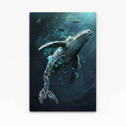 Cyber Abyss Whale Art