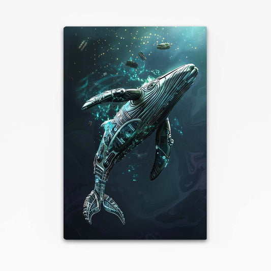 Cyber Abyss Whale Art