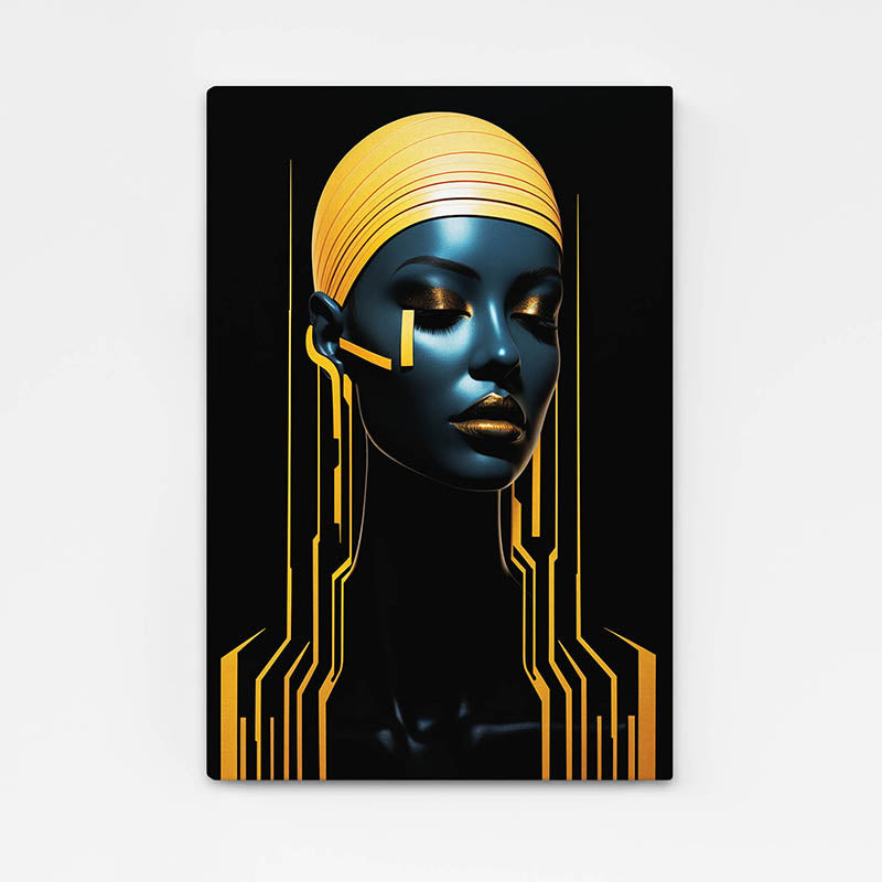 Cyber Queen African Wall Art