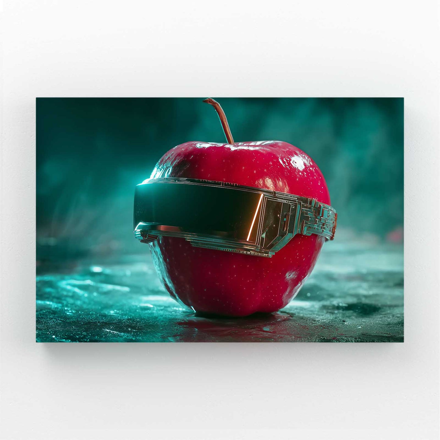 Cyber VR Vision Apple Wall Decor – cyber vr vision apple canvas print