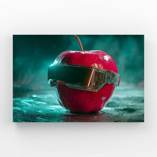 Cyber VR Vision Apple Wall Decor – cyber vr vision apple canvas print