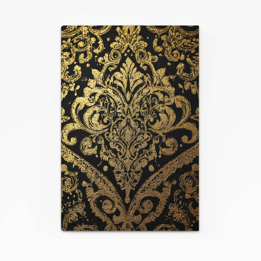 Damask Gold Ornament Canvas Art – damask gold ornament gold canvas print