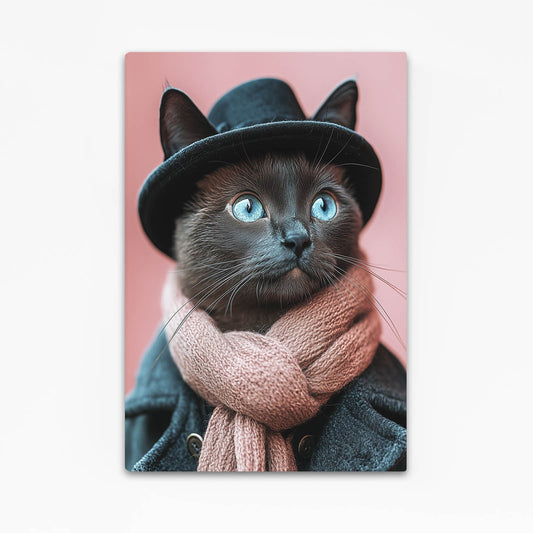 Dapper Blue Eyes Cat Art