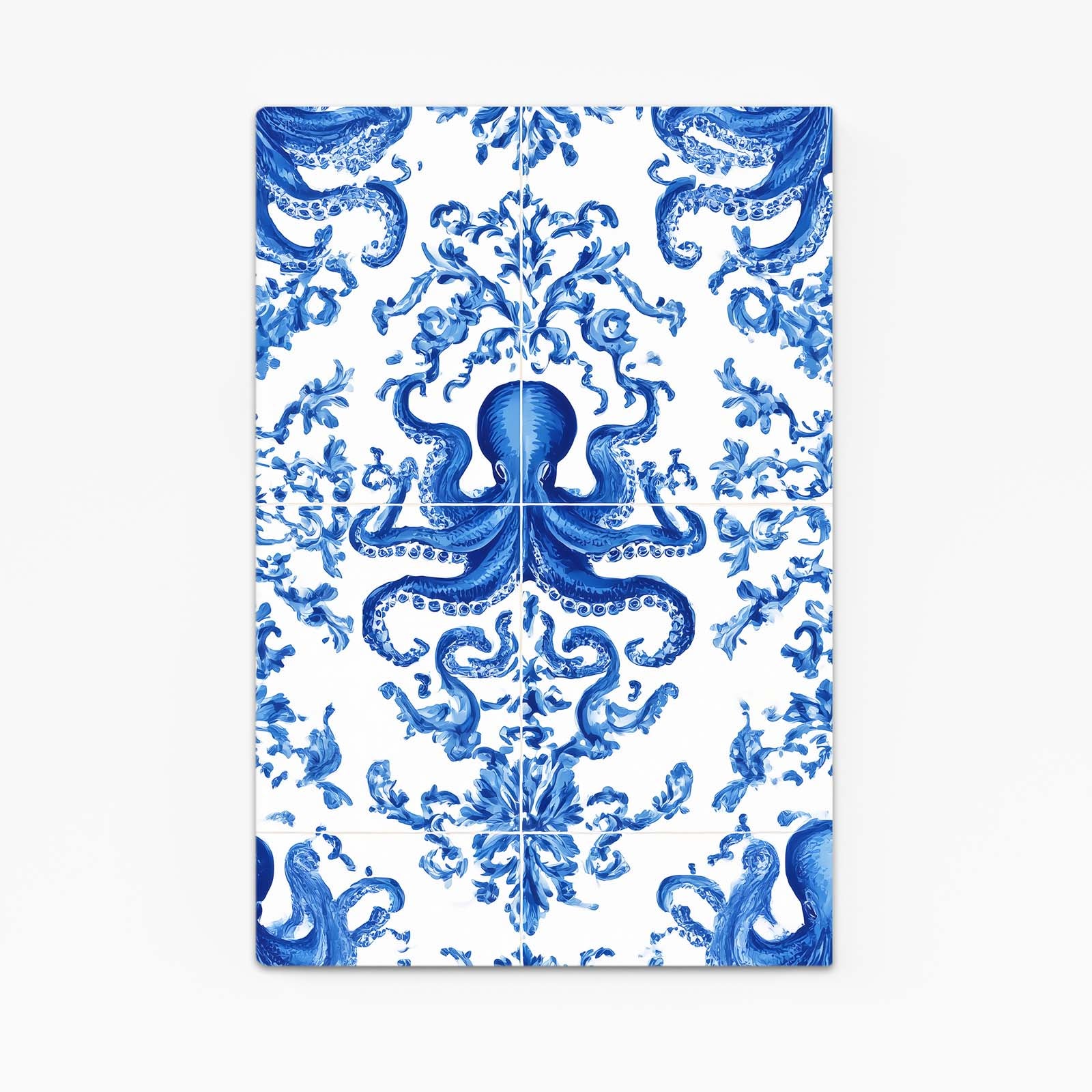 Delft Porcelain Octopus Prints – delft porcelain octopus canvas print