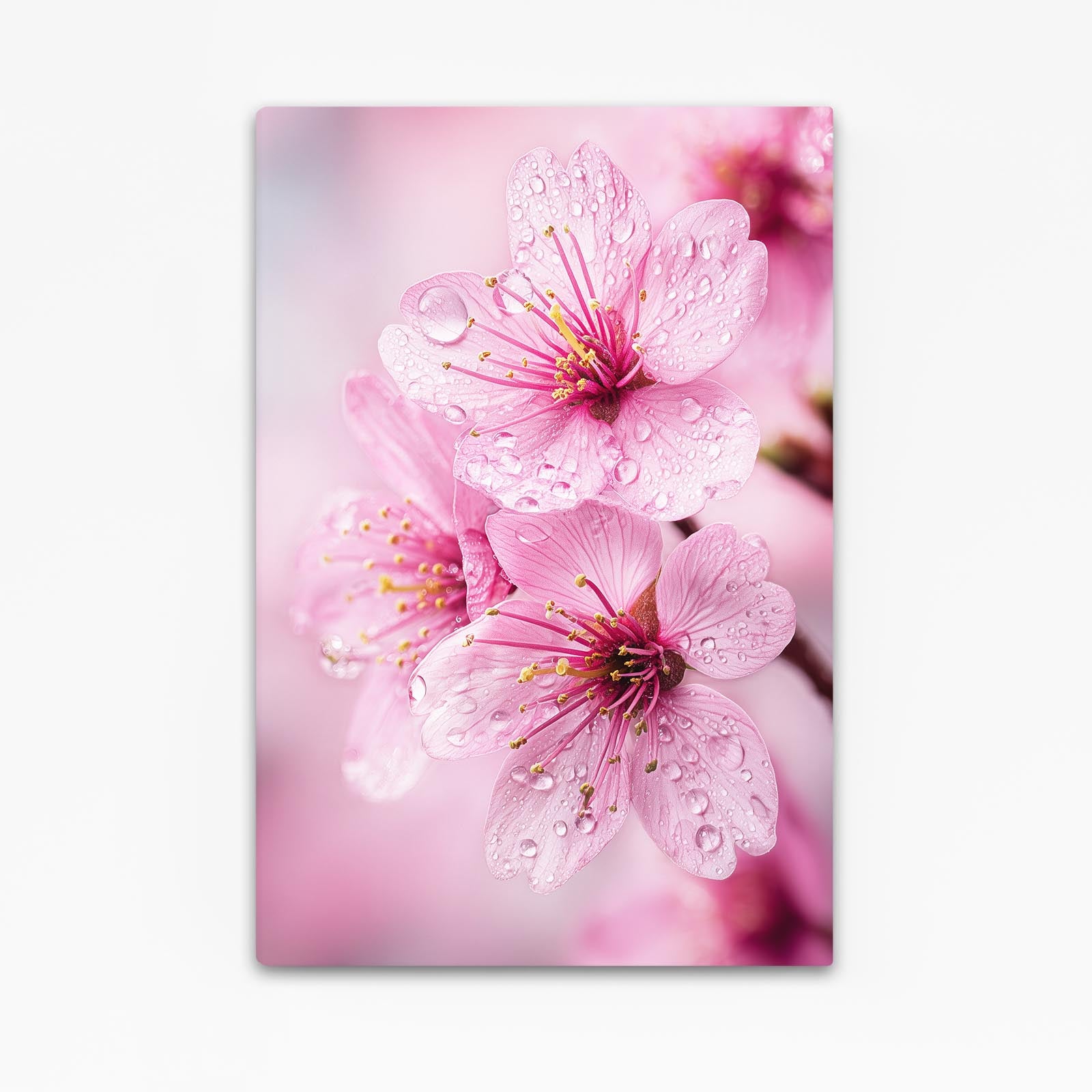 Dew Kissed Petals Cherry Blossom Wall Art – dew kissed petals cherry blossom canvas print