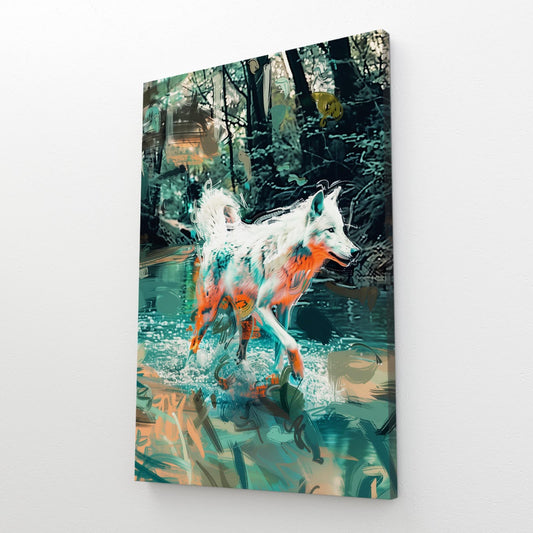 Digital Art Wolf