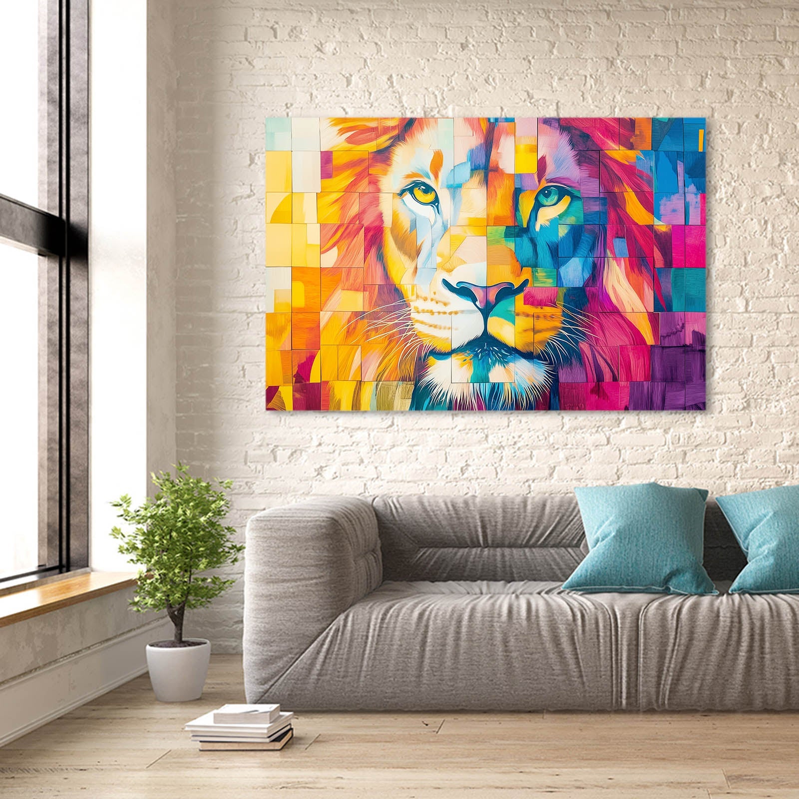 Digital Lion Art