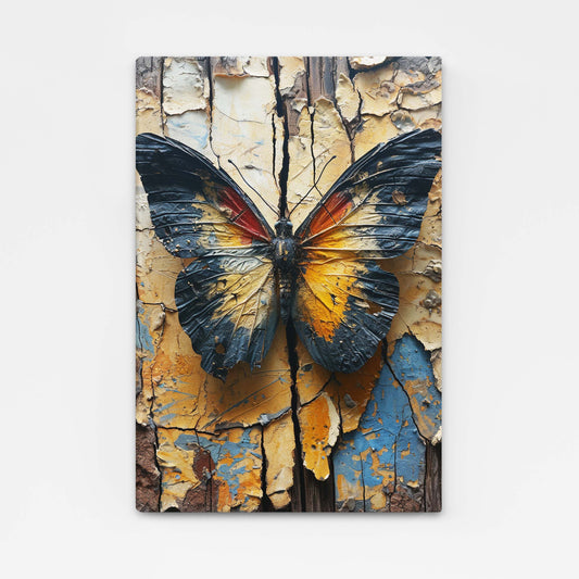 Distressed Butterfly Wall Art