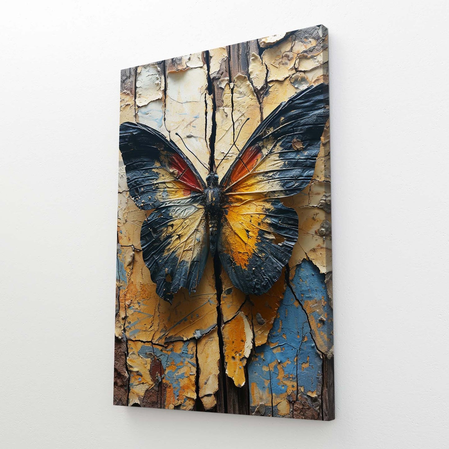 Distressed Butterfly Wall Art