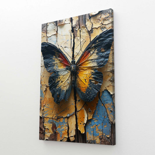 Distressed Butterfly Wall Art
