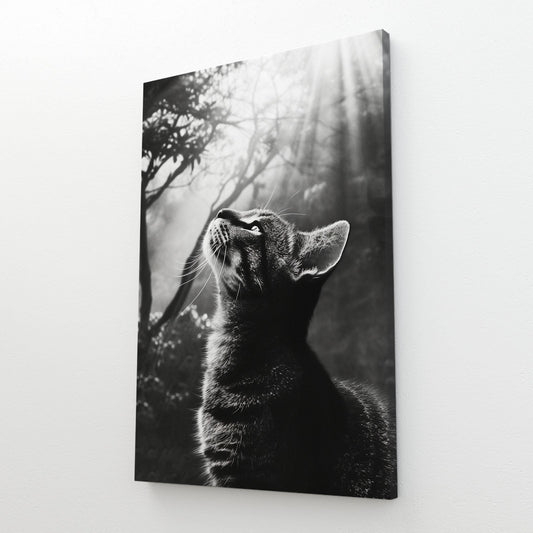 Divine Light Cat Art