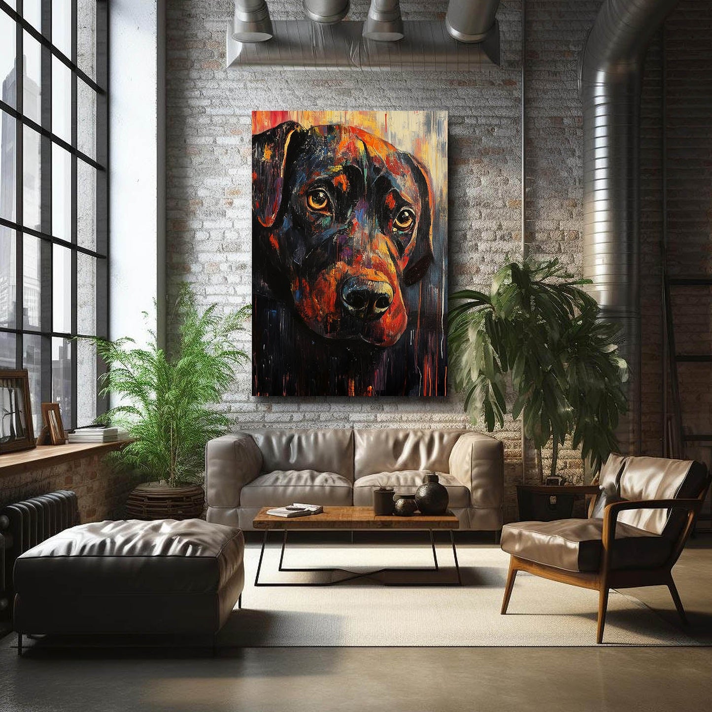 Dog Abstract Art