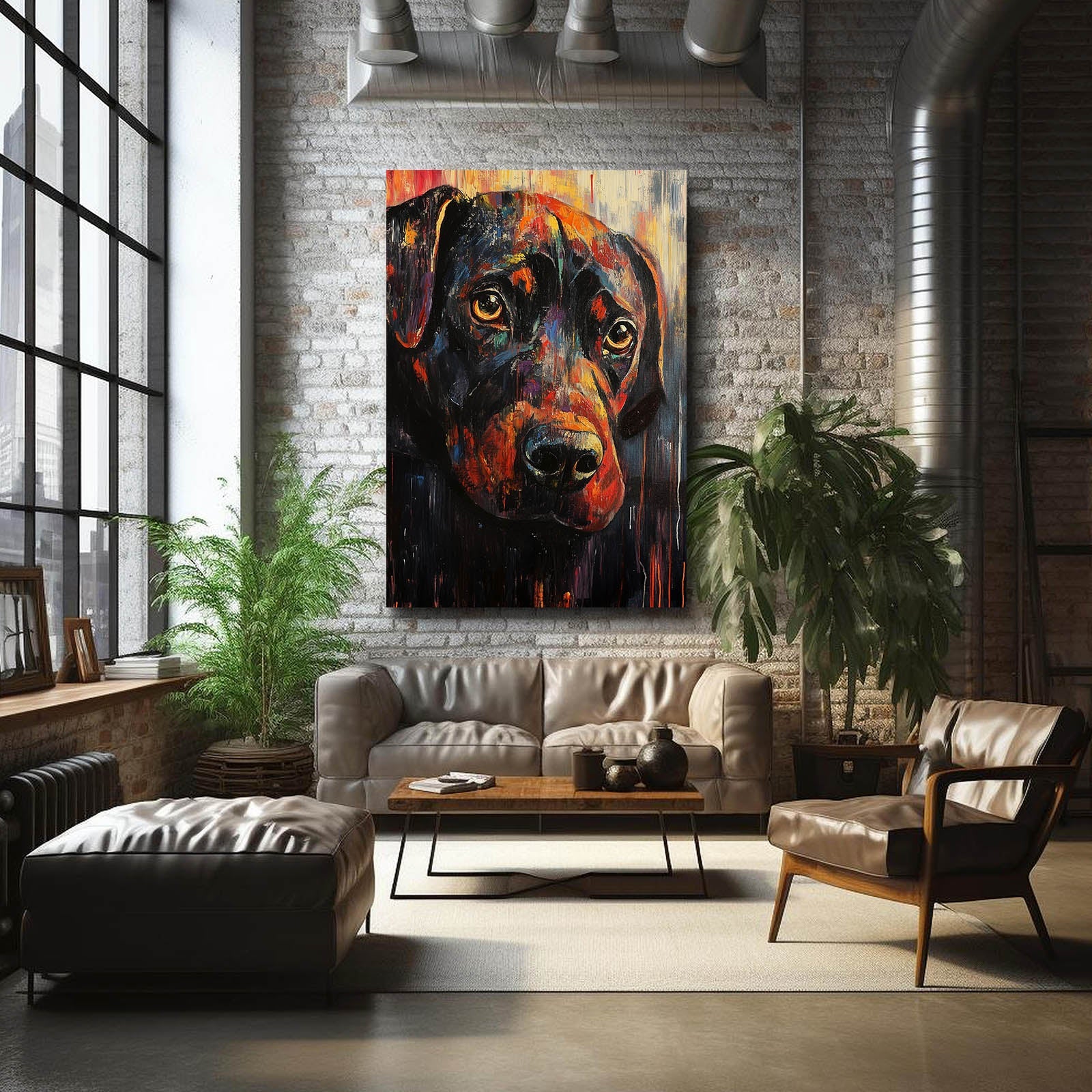 Dog Abstract Art