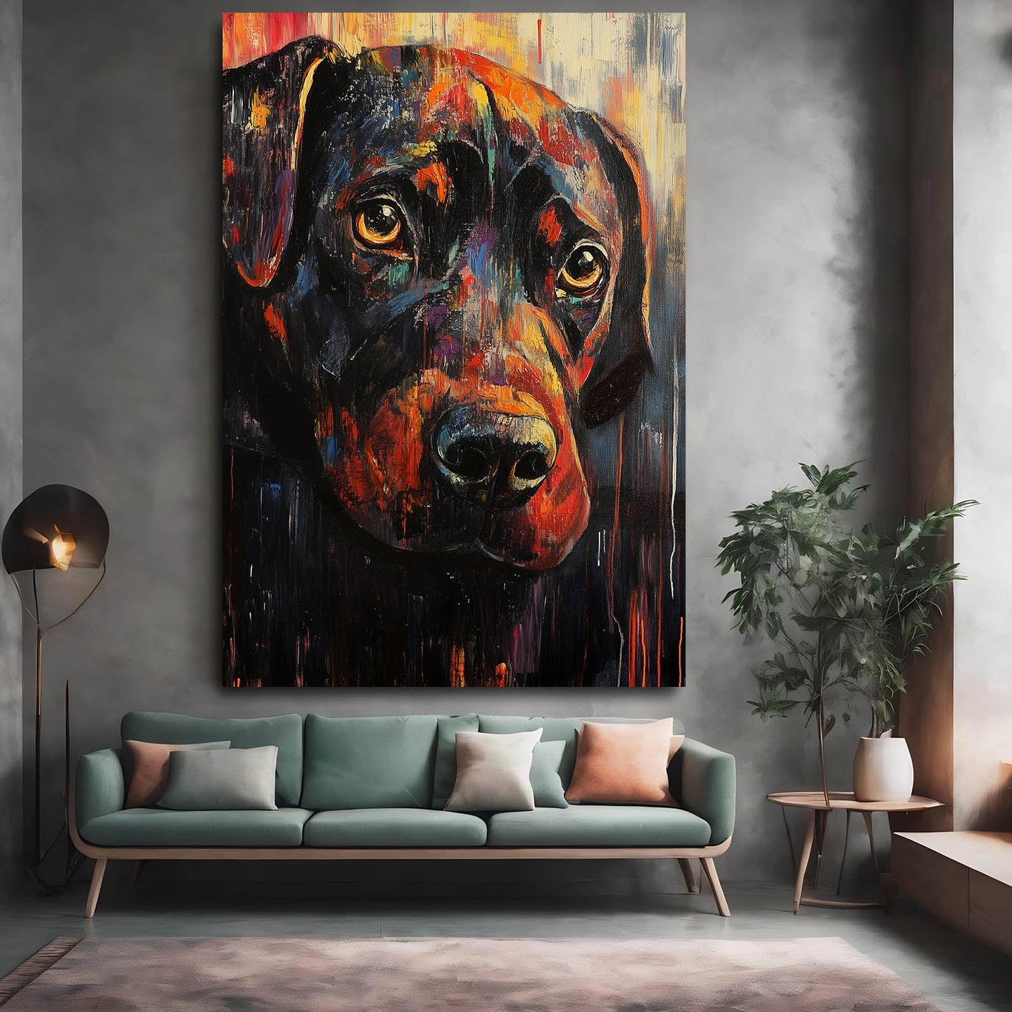 Dog Abstract Art