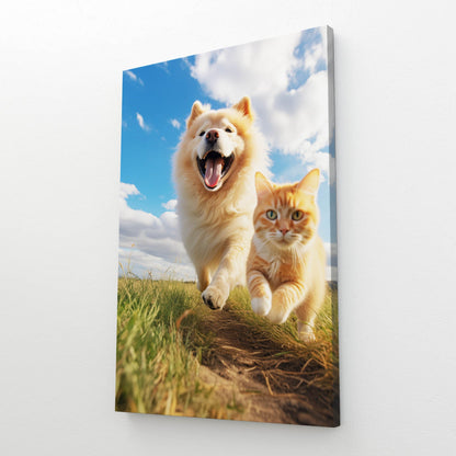 Dog And Cat Wall Art