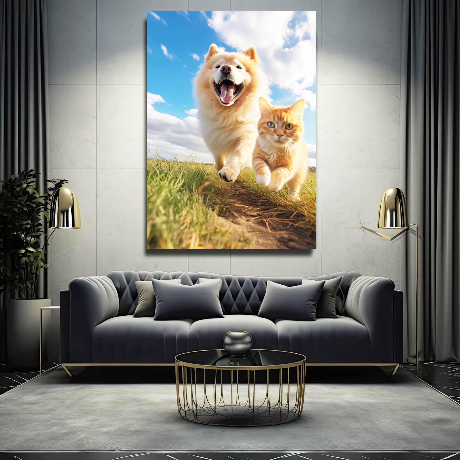 Dog And Cat Wall Art