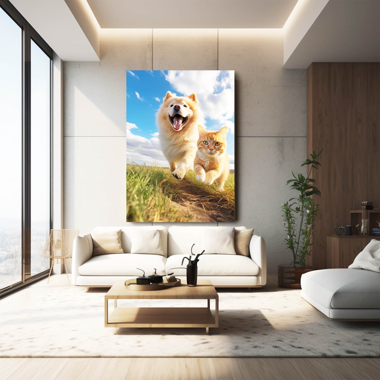Dog And Cat Wall Art