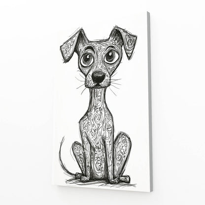 Dog Art Drawing