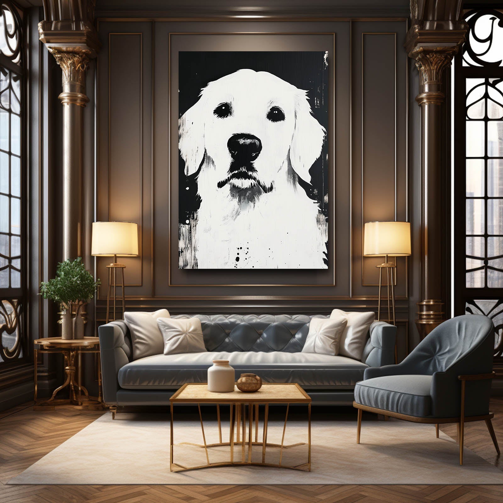 Dog Art Drawings