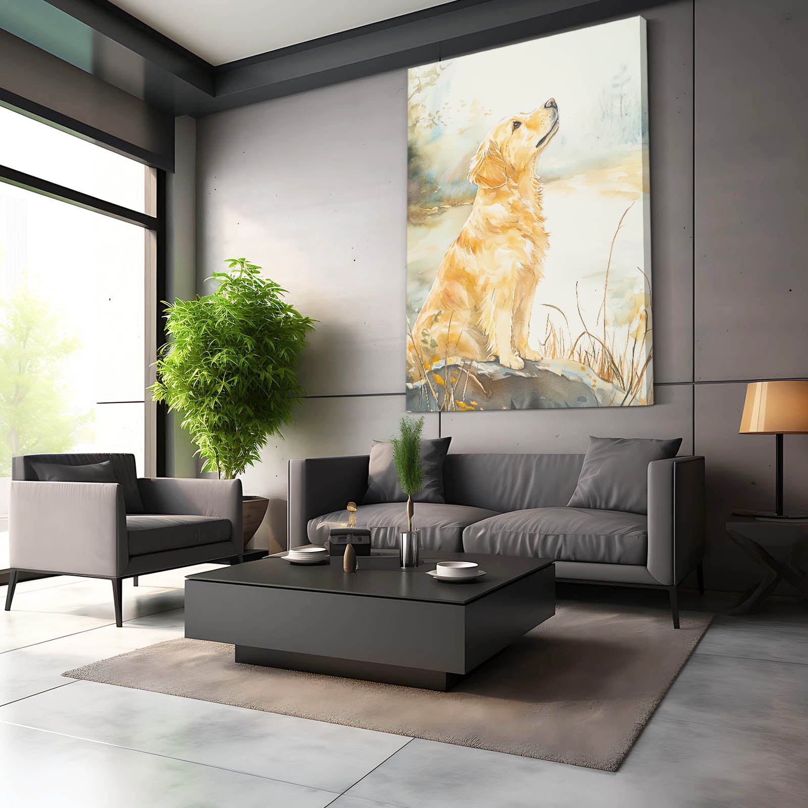 Dog Artwork Canvas
