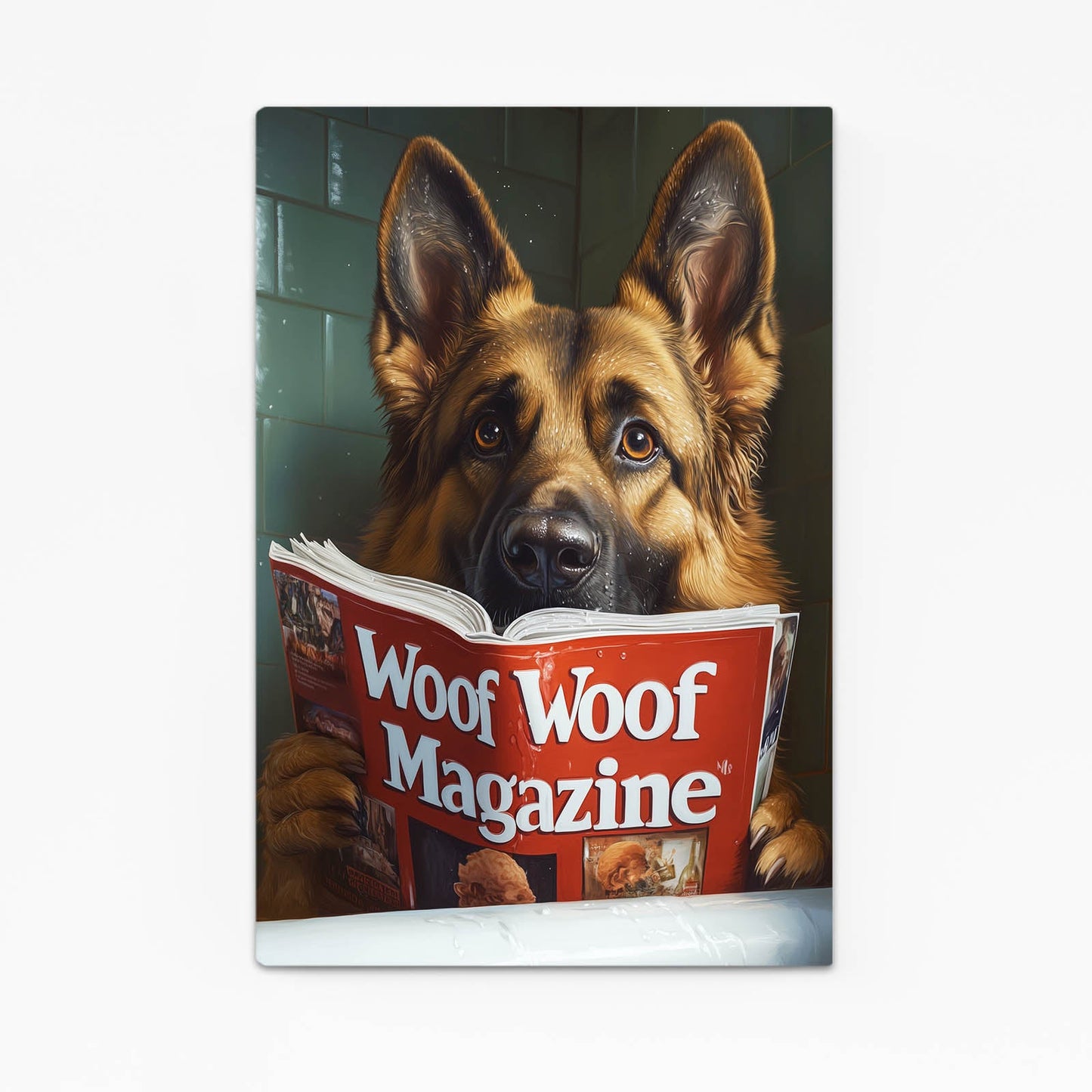 Dog Bath Art