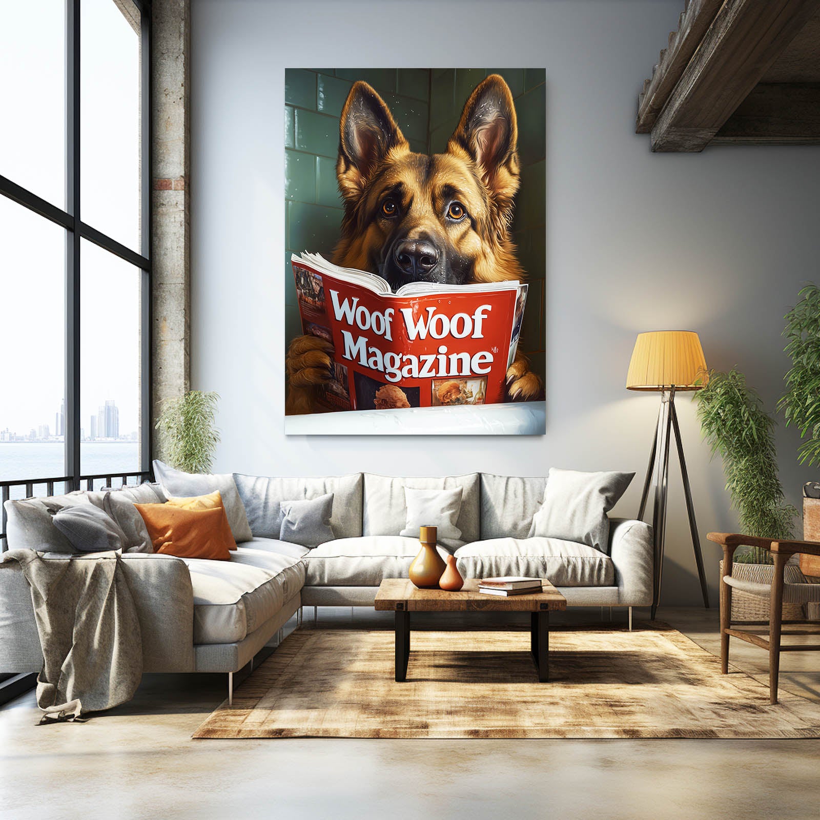 Dog Bath Art