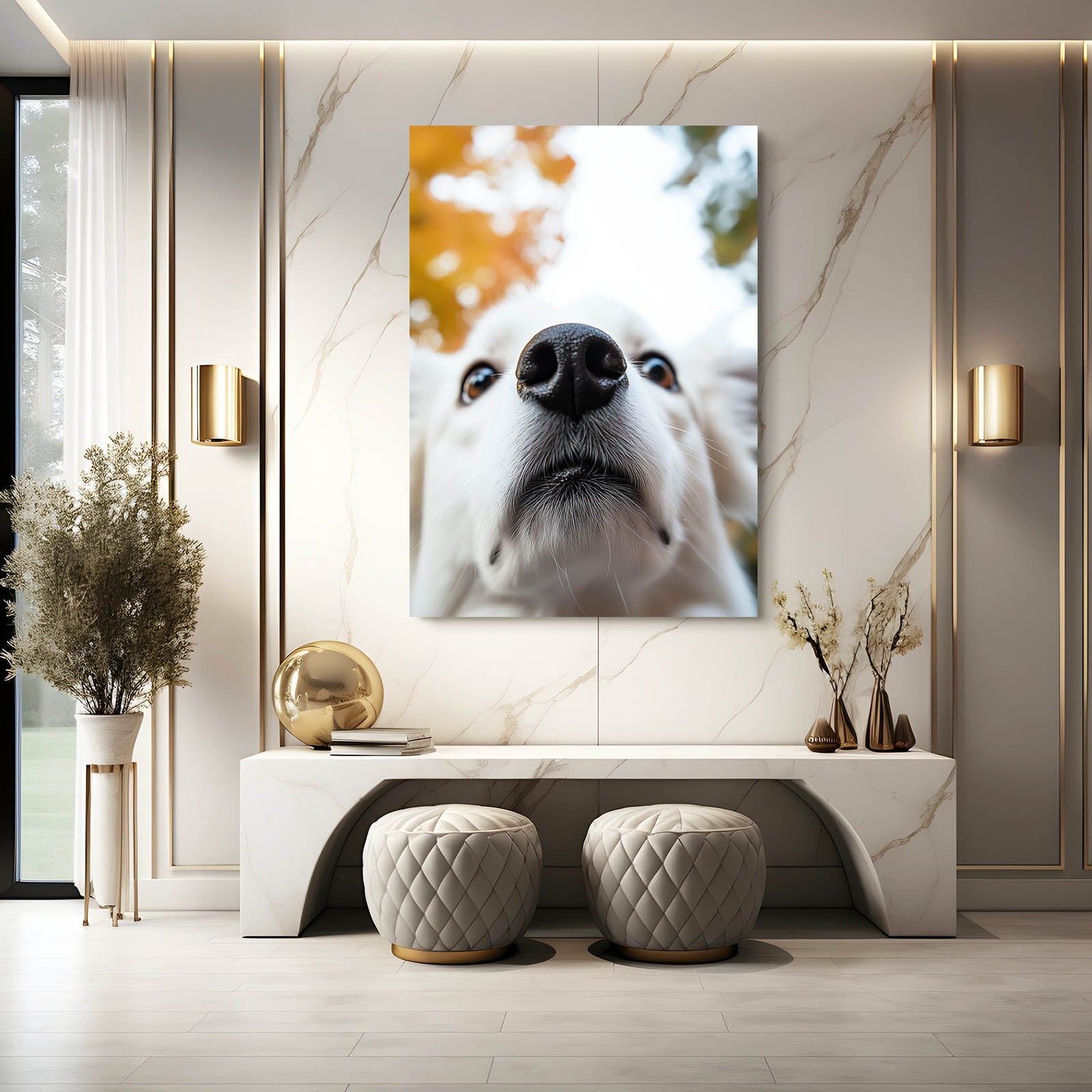 Dog Face Artwork