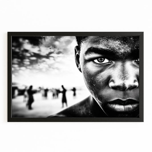 Double Exposure Photography Print – canvas print on white background