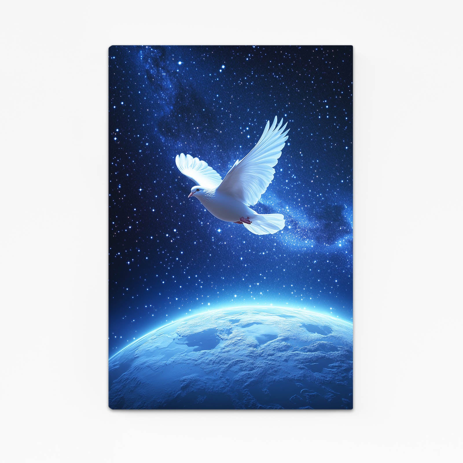 Dove Above Earth Peace Wall Decor – dove above earth peace canvas print