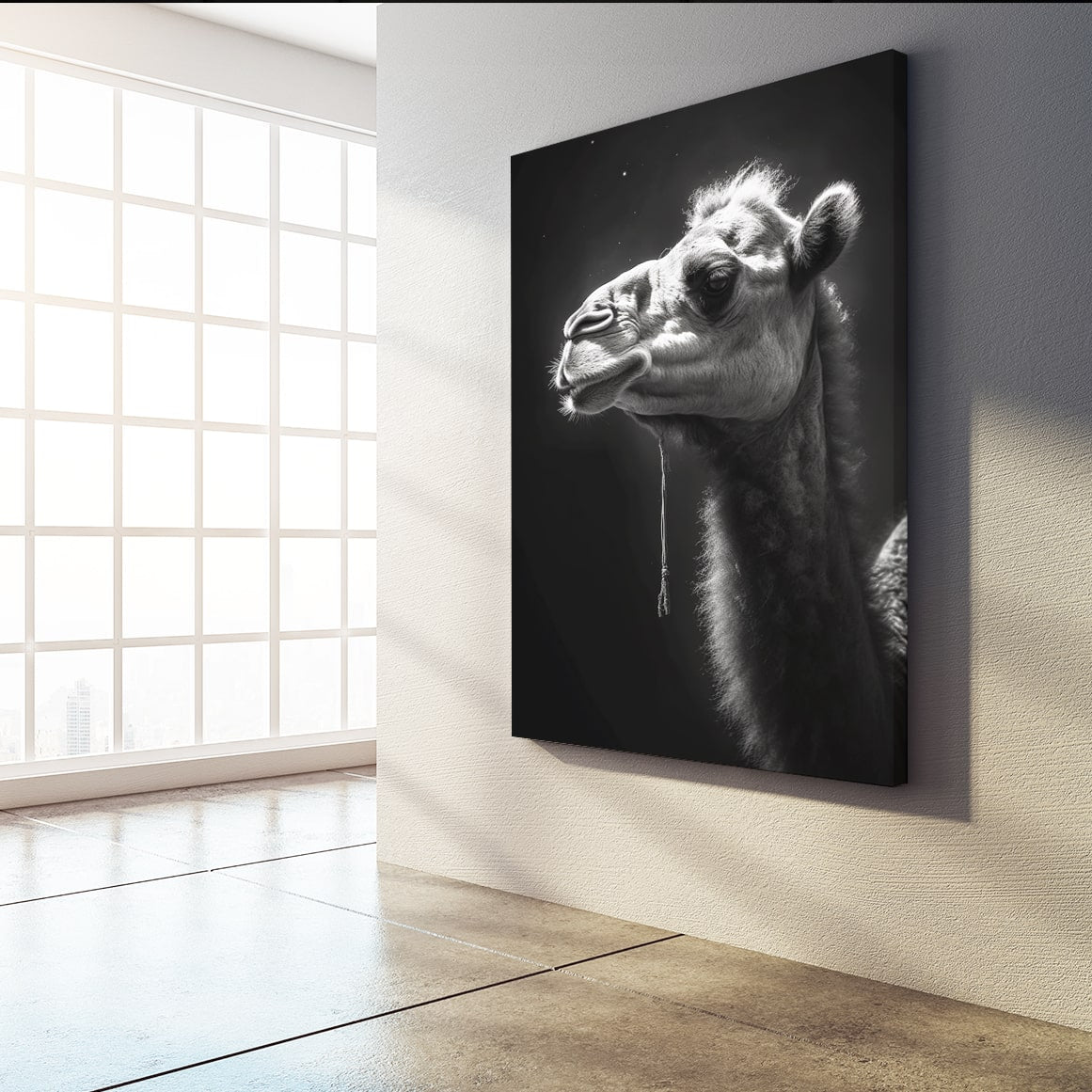 Dramatic Camel Photography Art – canvas print, view 3