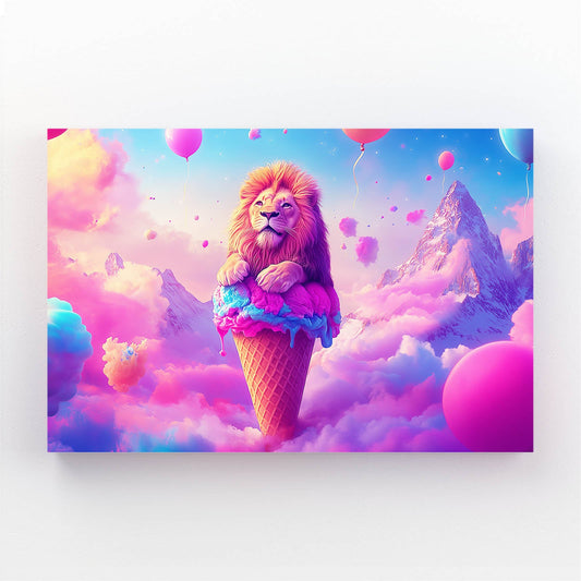 Dreamscape Bliss Lion Wall Art