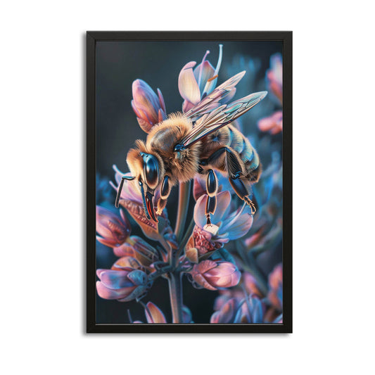 Dreamy Bee Art – canvas print on white background
