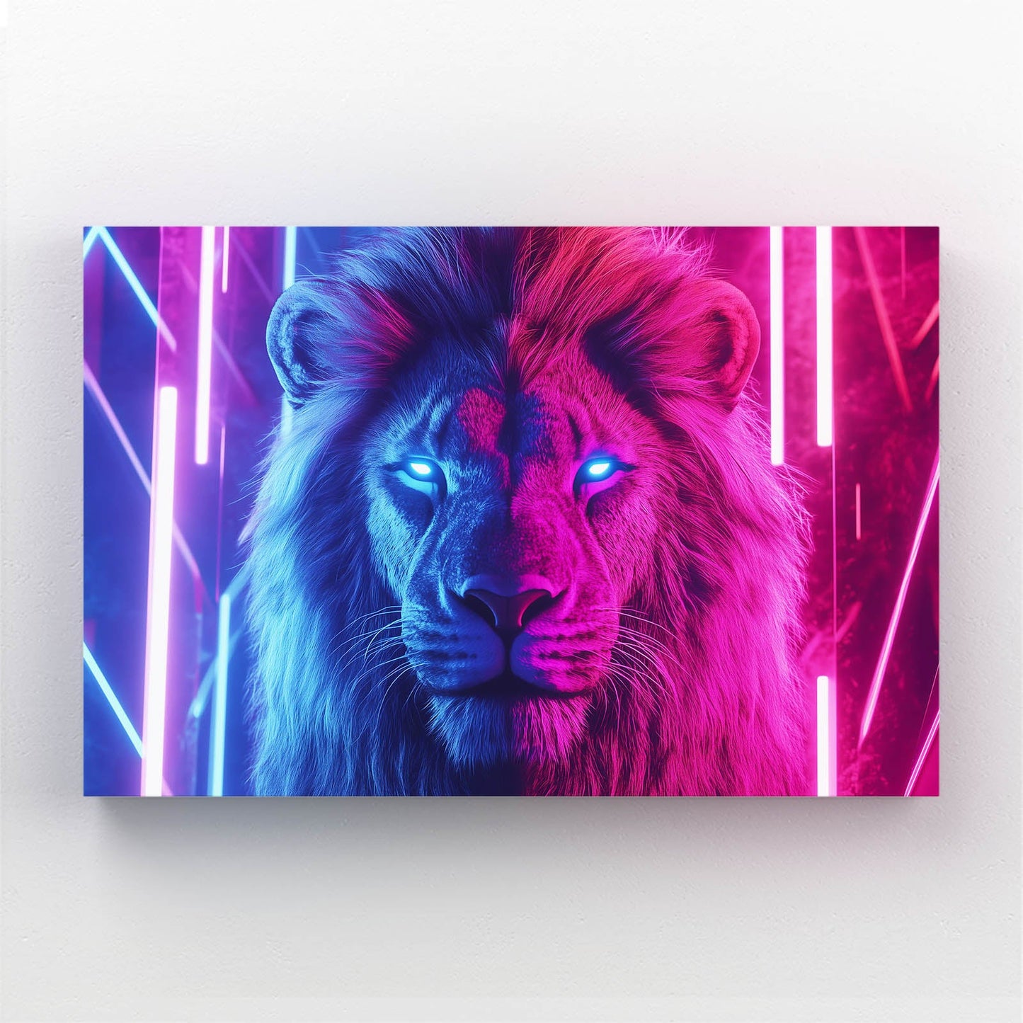 Dynamic Energy Lion Art